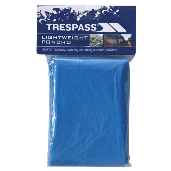 Trespass Unisex Poncho Drylite 127 x 103 cm Trespass Unisex Poncho Drylite 127 x 103 cm
